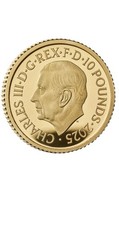 2023 UK Britannia 1/10 oz Gold Coin .9999 Fine Gold in Capsule
