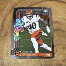 2025 Topps Chrome Future Stars Chase Brown #FS-13 Cincinnati Bengals