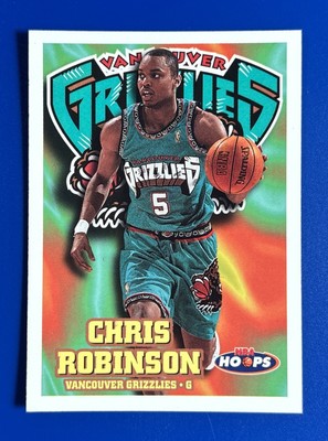 1997-98 Hoops Basketball Chris Robinson Vancouver Grizzlies #324