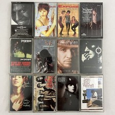 80's Pop Cassette Tape Lot Neil Diamond Expose Patty Smyth Robert Palmer Stevie