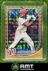 James Wood RC 2025 Bowman Chrome 2/50 Gold Geometric Refractor Nationals #29