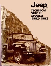 1982 1983 Jeep Cj Wrangler Shop Service Repair Manual Engine Drivetrain Wiring 1982 1983 Jeep Cj Wrangler Shop Service Repair Manual Engine Drivetrain Wiring