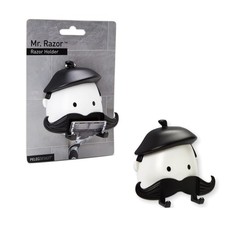 Mr. Razor Razor Holder Suction Shaving Razor Holder for Shower Bathroom Bat...