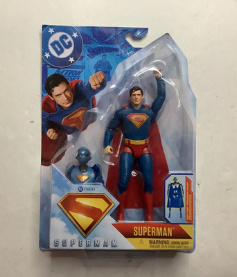 SuperMan Movie 6-Inch Power Up Superman Figure DC FREE SHIPPING