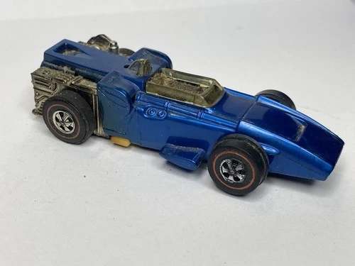 Hot Wheels Sizzlers Indy Eagle - Blue - Vintage 1970 Redline
