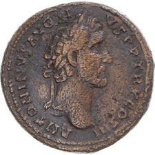 #344149 M&uuml;nze, Antoninus Pius, &AElig;, 144, Rome, S+, Bronze, RIC:610