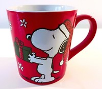 Snoopy Woodstock Peanuts / Kaffeetasse Tasse Coffee Mug Cup Groß Rot / Neu Usa