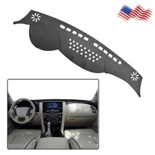 Leather Car Dashboard Cover Dash Pretector Mat For Nissan Armada Patrol 2010-23