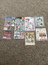 Lot of 8 Scrapbooking Stickers Jolees, Disney,Elle  s,Some 3D, Xmas ,Army, Flower
