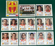 LOTTO DI 9 FIGURINE ALBUM  CALCIATORI PANINI 2001-02 MESSINA COMPLETA NUOVE