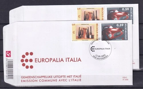 [LM78715] Belgium N°3205/3206FDC Cars First Day Cover COB € 12,00 SUPERB