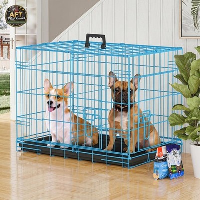 Archie & Oscar Metal Dog Crate - Portable, Foldable Kennel