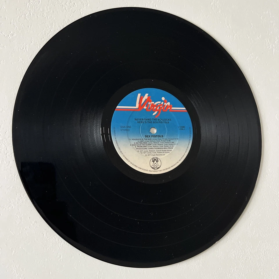 Sex Pistols Never Mind The Bollocks 1st UK Press *11 Track A2/B3* *Blank Back* - Image 2 of 4