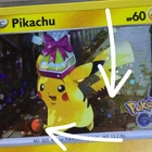 PSA 9 FART DOUBLE WHOLE SWIRL BLEED 🌀💫 Pikachu SWSH234 Go Promo Pokemon Card