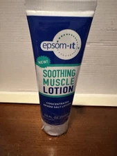 Epsom-It Soothing Muscle Epsom Salt Lotion Tube 3.5oz SEALED NEW   