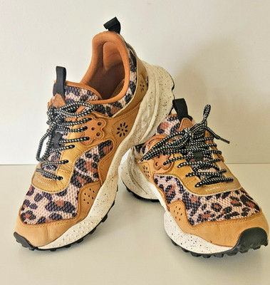 Flower Mountain x YMC Suede Kotetsu Sneakers Suede Eco Shearling Brown size 7