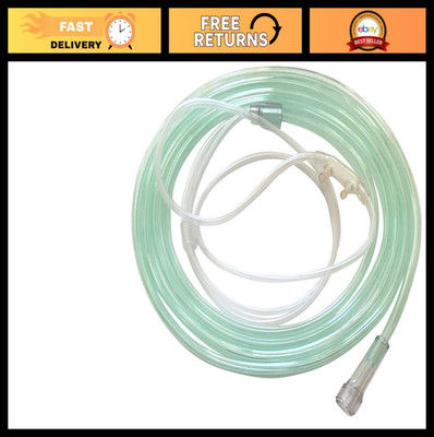 10-Pack Adult Cannula with 7' Kink Resistant Tubing for Oxygen Therapy