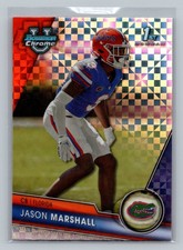 2023 Bowman University Chrome #18 Jason Marshall X-Fractor