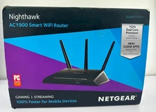 NETGEAR Nighthawk R7000 Dual-Band Smart WiFi Gigabit Router AC1900 w/Adapter