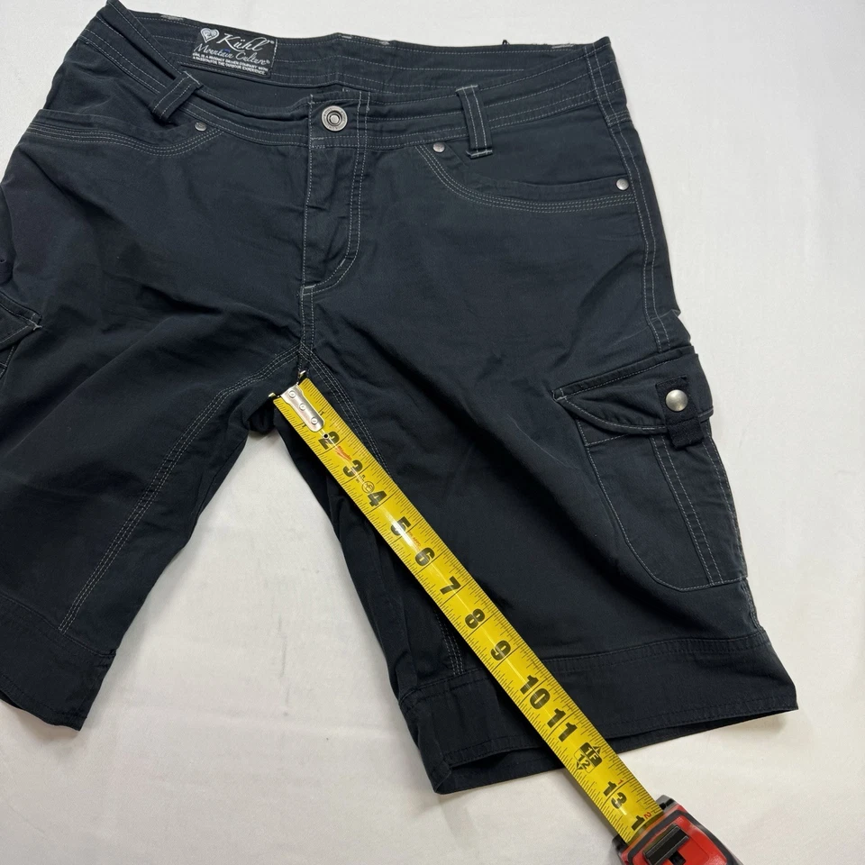 Kuhl Women’s Vintage Patina Dye Splash Shorts Size 8 (32x12) Cargo Hiking Black - Image 3 of 4