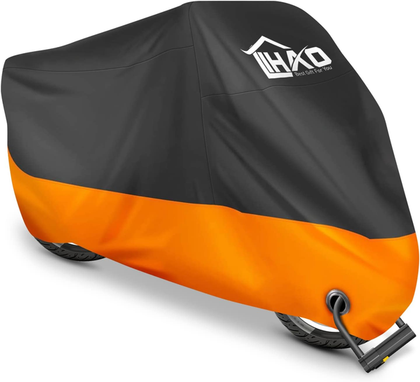 Lihao Motorrad Abdeckplane Outdoor Wasserdicht Motorradabdeckung Motorradgarage-image
