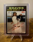 2020 Topps Heritage Ronald Acuna Jr. Real One On Card Auto Red Ink /71