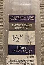 TUCKERTON Lane Clear 5 PEZZI Guarnizione inferiore porta doccia per porta doccia 1/2 pollice