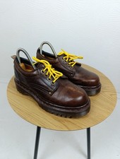 DR MARTES VINTAGE BROWN SHOES MADE IN ENGLAND UK 4