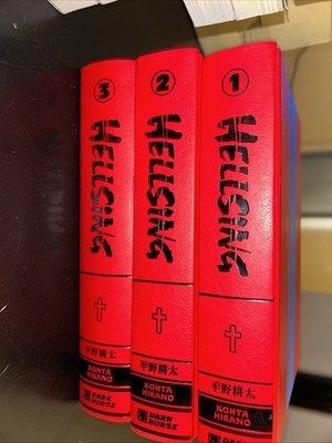 Hellsing Deluxe Edition Vol 1-3 Dark Horse Manga Hardcover by Kohta Hirano