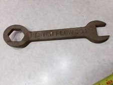 Antique Hester Plow Co. Wrench No. 1, Heavy Wrench