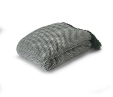 Diamond Cotton Throws for Sofas Blanket, Upto 2/3/4 Seater Sofa Bed Armchair