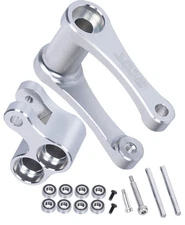Aluminum 7075-T6 Knuckle Pull Rod Upgrade for 1/4 Promoto MX Motorcycle Silver