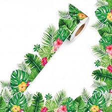 98.4ft Tropical Bulletin Board Border, Boho Greenery Classroom Decor