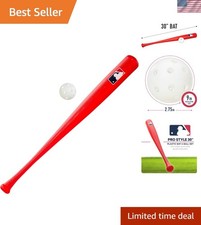 Juego de bate y pelota de béisbol MLB para niños - Bate de plástico juvenil ligero de 30" - Mult...