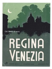 x5565 Hotel Regina VENEZIA luggage label Kofferaufkleber &ndash; RICHTER