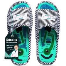 Shiatsu Home Acupressure Massage Slippers for Plantar Fasciitis, Acupuncture ...