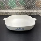 Vintage Corning Ware Blue Cornflower P-10-B  10" Casserole Baking  Dish