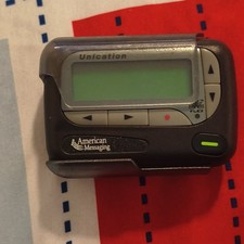 Unication ADV FJC853 FLEX UHF Pager Black/Gray MPN A6D1ADN2313A