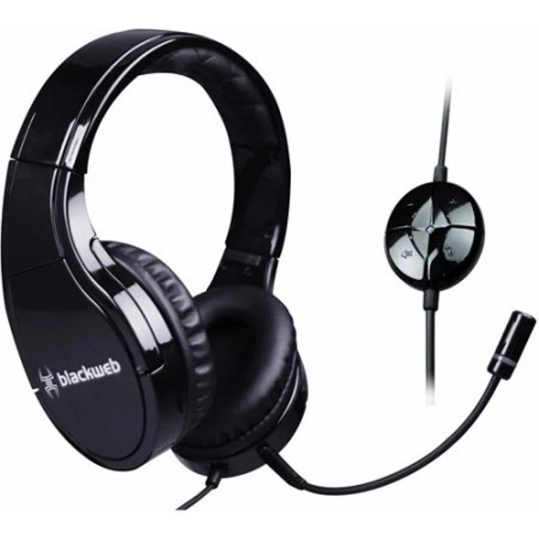 BLACKWEB MODEL BWA15HO103 PC STEREO FOLDABLE ADJUSTABLE GAMING