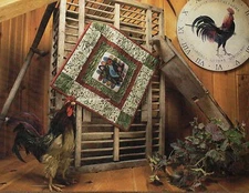 Tweet Harmony Quilt Pattern Pieced/Punch Needle CB