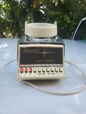 Vintage Osterizer Blender 14 Speed Glass 5 Cup Model 848