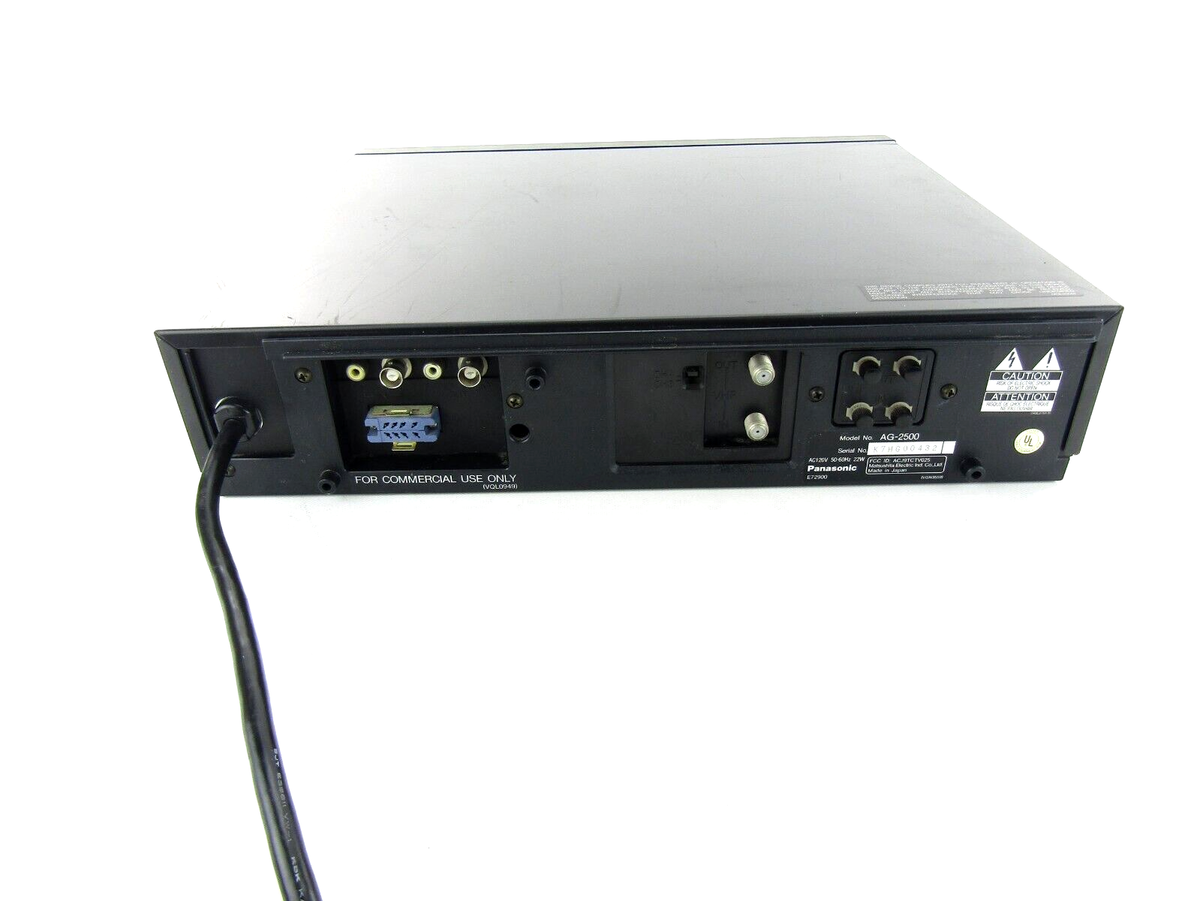 Panasonic AG-2500P Super 4 Head Video Cassette Recorder (VCR) w