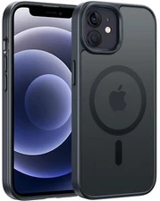 FNTCASE for iPhone 12 Phone Case iPhone 12 Pro Case Magnetic Matte Military G...