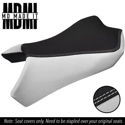 PASST FÜR KAWASAKI Z 1000 10-13 CUSTOM GRIP VINYL-VORDERSITZBEZUG DSG2 SCHWARZ WEISS