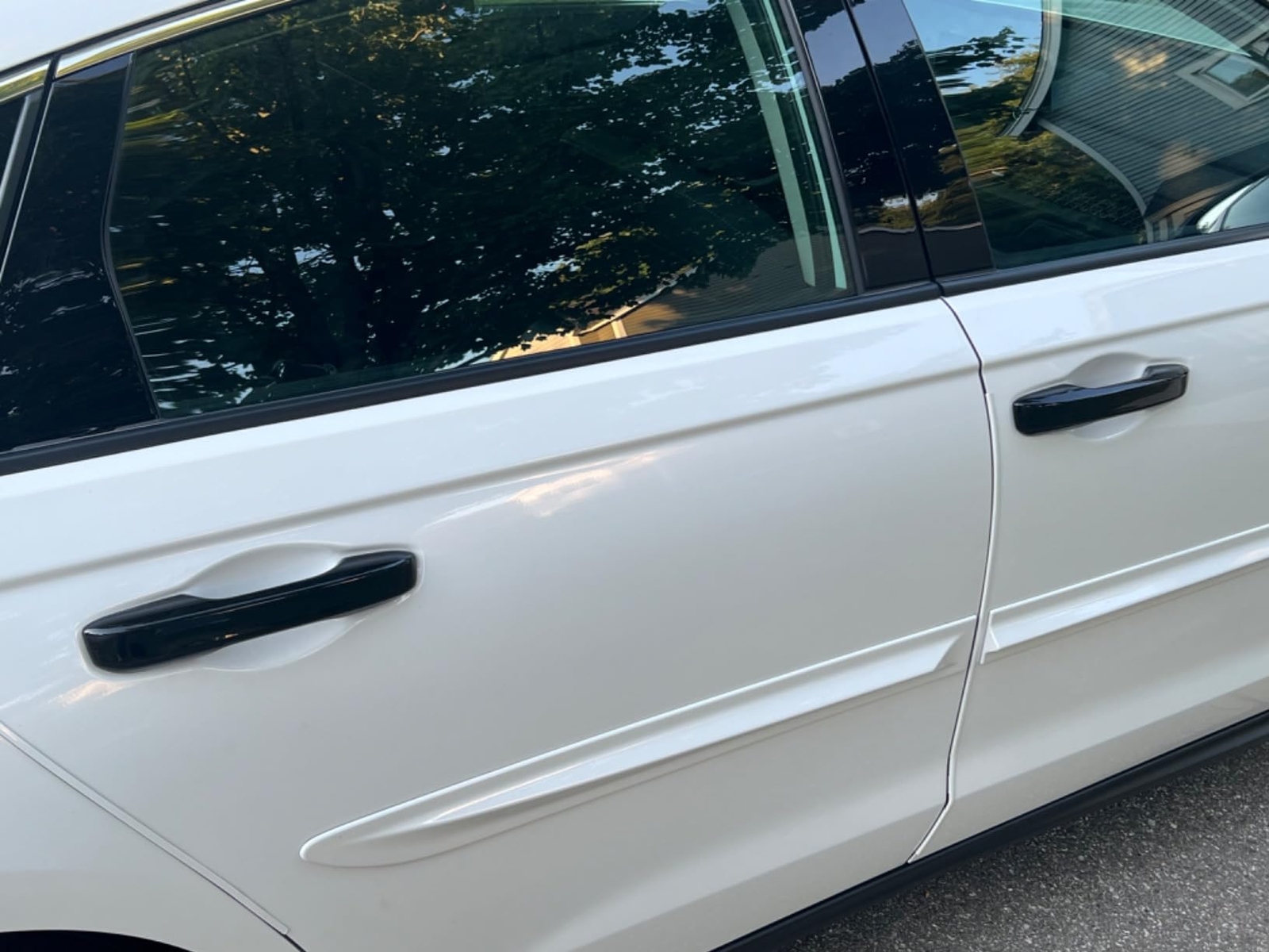 4x For 2022-2025 Honda 11th Gen Civic Door Handle Covers W/ Front Smartkey Black