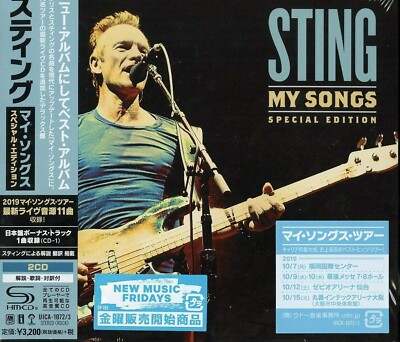 STING - MEINE SONGS - SPECIAL EDITION - JAPAN 2 SHM - CD BONUS TRACK NEU