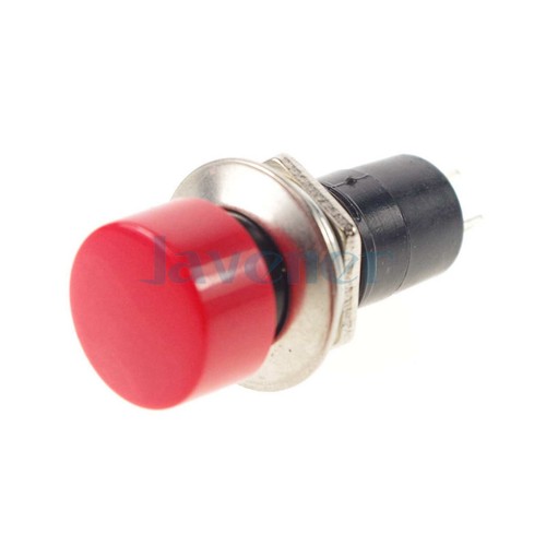 LOT10 Round 12mm Hole SPST Push To ON Momentary/Maintained Push button Switch - Picture 4 of 7