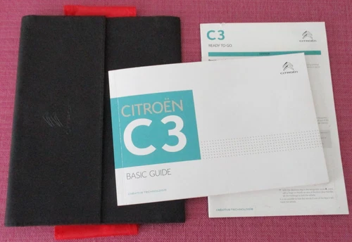 (2017 PRINT) CITROEN C3 (2016 - 2020) BASIC GUIDE - OWNERS MANUAL - HANDBOOK. 