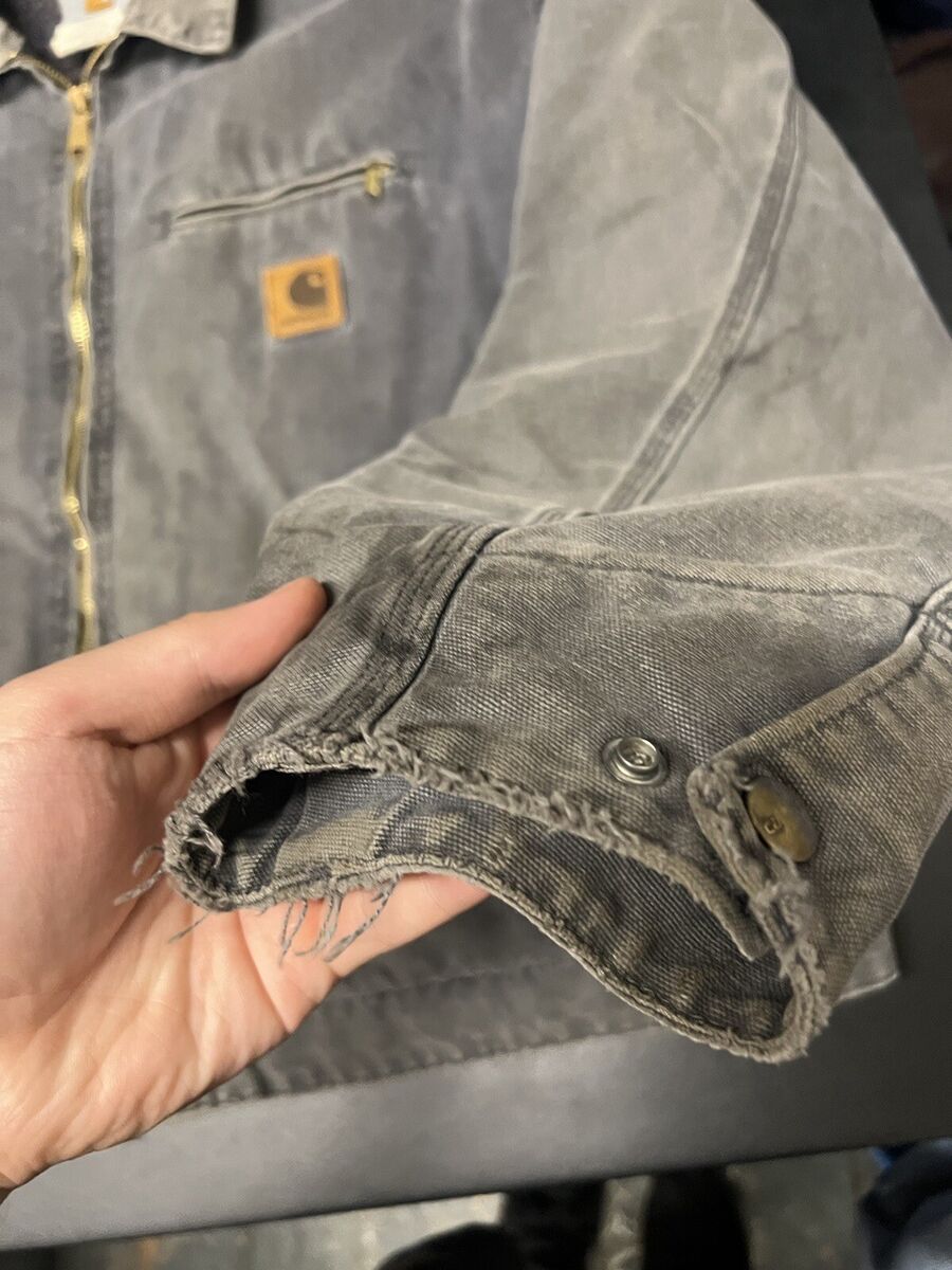 Vintage 2001 Y2K Carhartt Detroit Jacket J97 PTL Stone Grey Vintage 2001 Y2K Carhartt Detroit Jacket J97 PTL Stone Grey