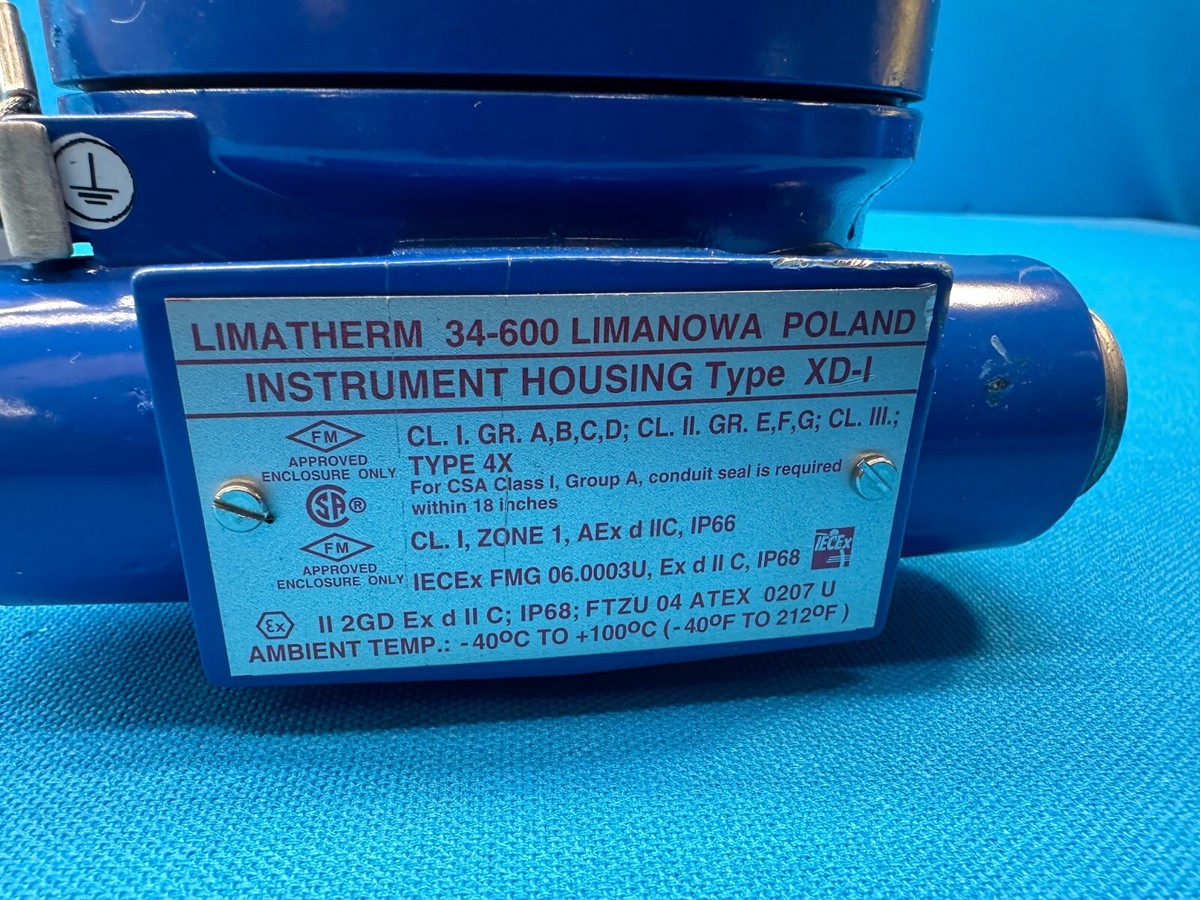 LIMATHERM 34-600 Type XD-1 Flow Transmitter Instrument Housing